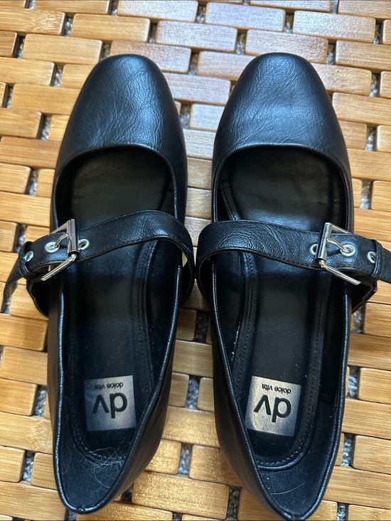 DV by Dolce Vita Shoes - DV by Dolce Vita Black Mary Jane Flats with Buckle